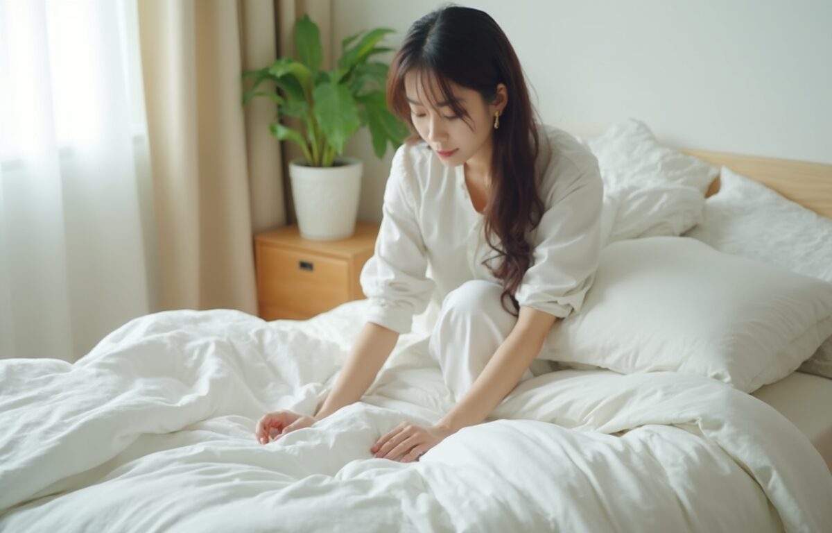 알러지케어 고염도면 이불 유지 관리 및 세탁법