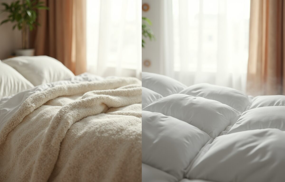 양모 이불 vs 거위털 이불 비교 어떤 것이 더 나을까