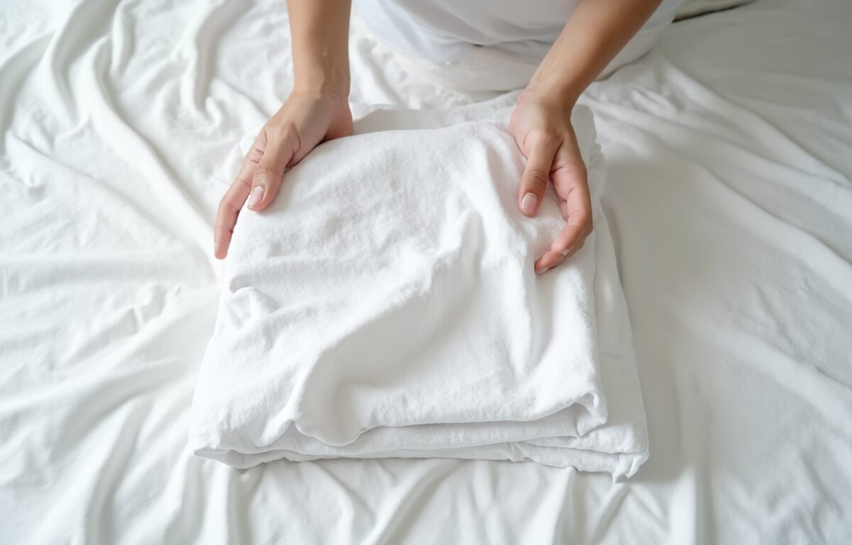 냉감 이불 손상 없이 접는 방법과 보관 준비