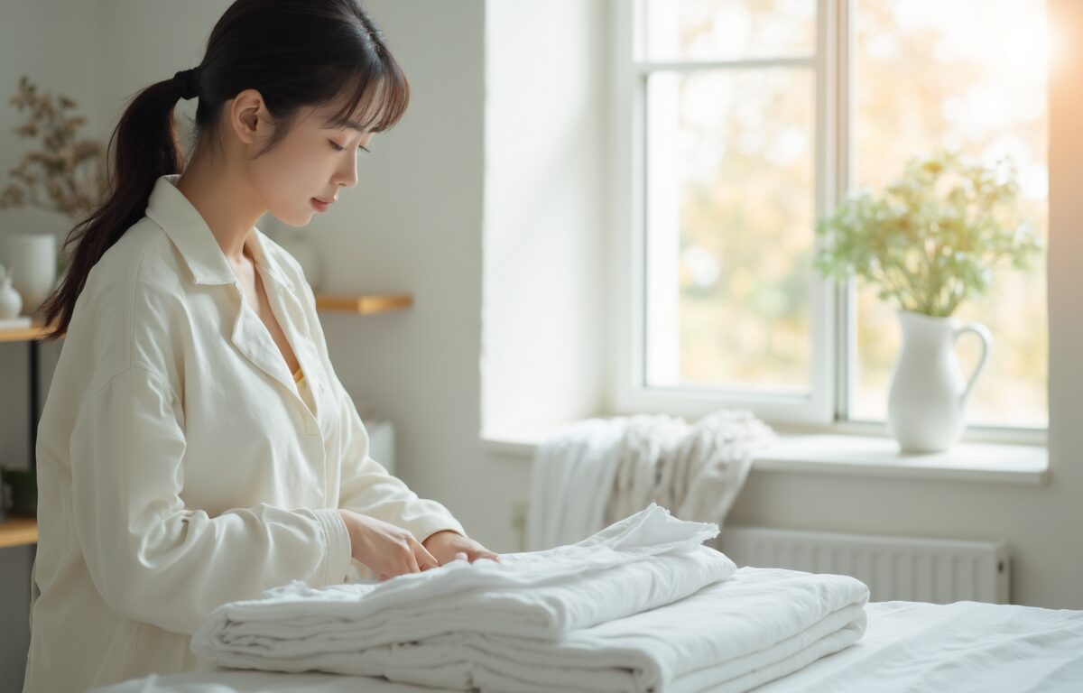 듀라론 이불 보관 전 세탁과 건조의 중요성