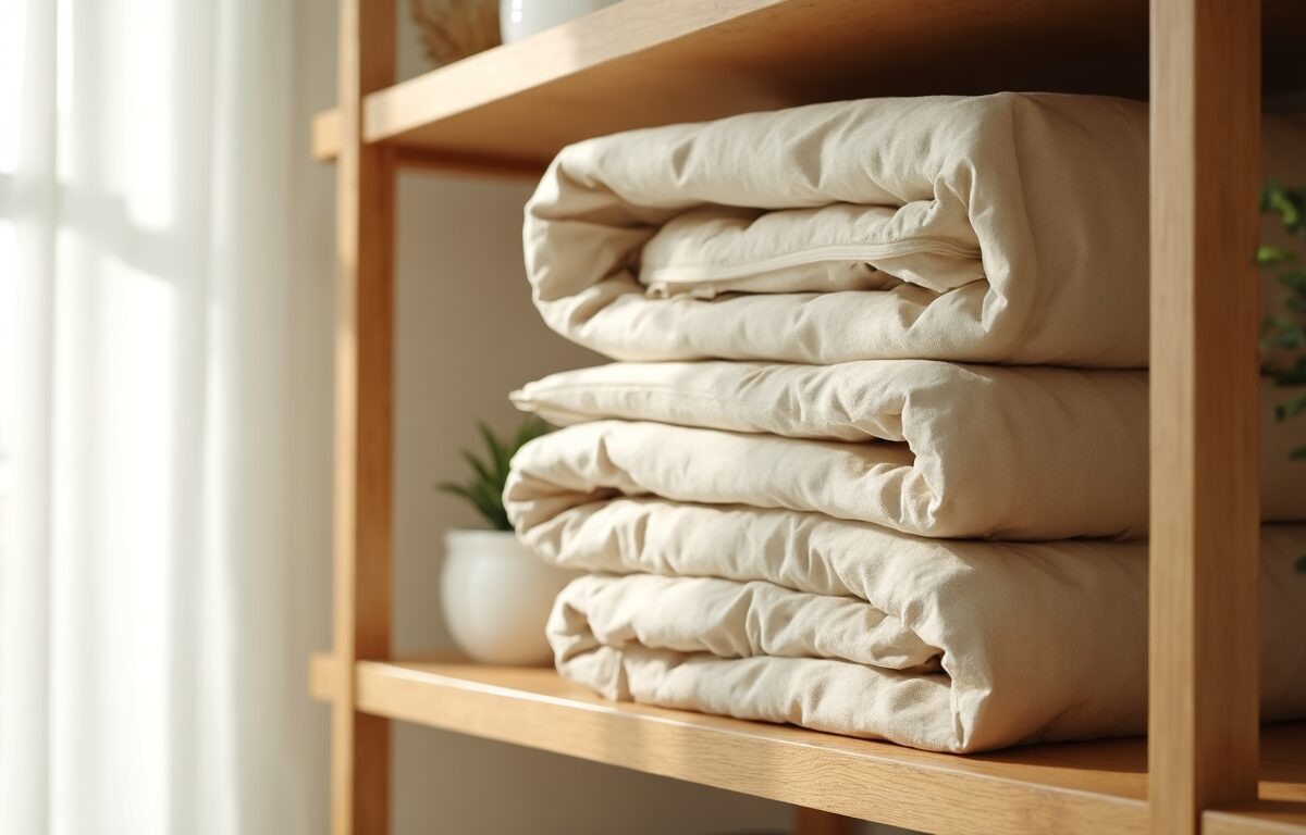 계절별 및 장기 보관을 위한 인견 이불 보관법